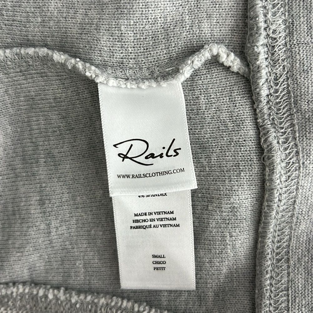 Rails Dani Reverse Terry Sweatshirt In Heather Gr… - image 5